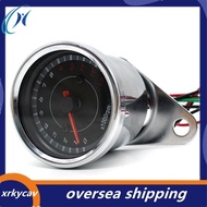 DC 12V Analog Motorcycle Tachometer 1000RPM RPM Gauge with Blue LED Backlight Tacho Gauge