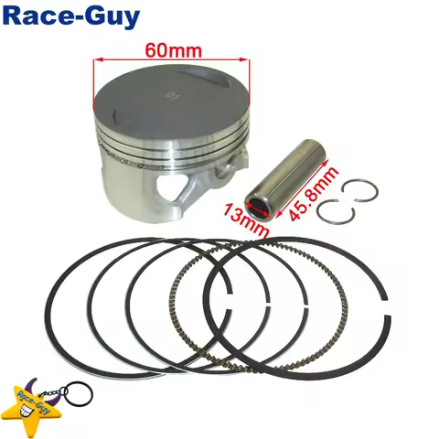 YX150 160 Piston Kit 60mm For YX 150cc 160cc Engine Pit Dirt Bikes Motorcycle