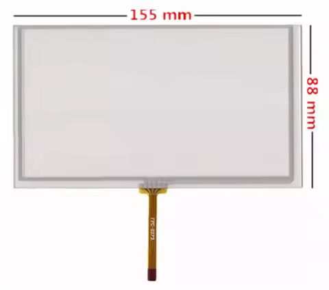 New 6.2 Inch 4-Line Sensor Touch Screen Digitizer For Sony XAV-65 XAV 65 XAV65 Car GPS Navigation Re