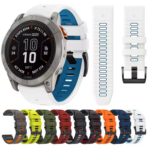 QuickFit 26mm 22mm Strap For Garmin Fenix 7X 7 6/TACTIX DELTA/Instinct 2X/Descent Mk2 Mk2i G1/MARQ/E