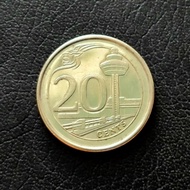 Koin asing 20 cent Singapura