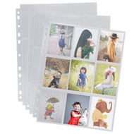 9 Pockets A4 Binder Sleeve 10pcs A4 Clear Collection Album Pages - 10pcs