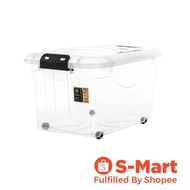 Citylife 30L Storage Box with Wheels - Clear - X6138 - Citylong