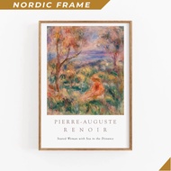 Wall painting, Renoir Art Print, Art Poster, Abstract Poster, Colorful Print,Mondrian Art Exhibition