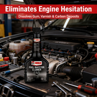 GETSUN Fuel Injector Cleaner (250ml) Eliminates Engine Hesitation | Dissolves Gum Varnish & Carbon D