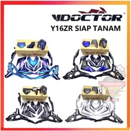 Y16ZR BODY COVER SET DOCTOR SIAP TANAM DOXOU PURPLE SILVER MOVISTAR Y16 COVERSET