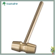 TAMAKO Gavel, Brass Yellow Hammer, Judge Auction Courtroom Gavel Company