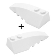 COOLPON|This Is LEGO Lego's Parts White Wedge 6x2 Left+Right 41747+41748
