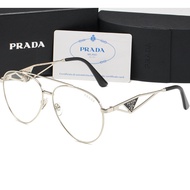 PRADA PRADA Unique Elegant Fashion Alloy Irregular Shape Optical Frame jn