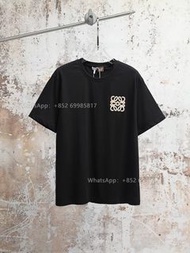 👏LOEWE Relaxed fit T-shirt in cotton 寬鬆版型純棉T恤 黑色 男女同款 全實拍📸100% new🎁 T-shirt 情侶裝 夏裝 短袖 男款 女款 紀念日 生日禮物