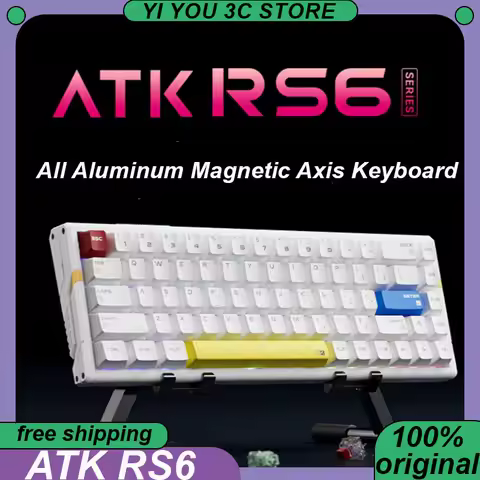 ATK RS6 Ultra Esports Keyboard Magnetic Switch All Aluminum Wired Hot Swap PBT 0.08msLow Delay Custo