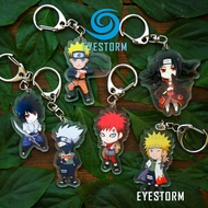 Naruto, Sasuke, Kakashi, Itachi, Gaara keychain