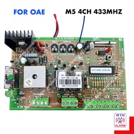 （ FOR OAE ) M5 4CH 433MHZ PANEL / REMOTE CONTROL Autogate Swing / Folding Gate Control Board PCB Panel