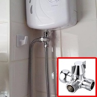 Diverter Splitter Switch T-Adapter Toilet 1/2 inch 3 Way Brass Rotating