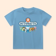 Octonauts Cartoon Children's T-shirt Tops for Boys Girls Unisex Custom Name OCT-01B