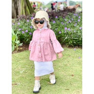 BABYNHA Girls' Crincle Blouse Girls Blouse