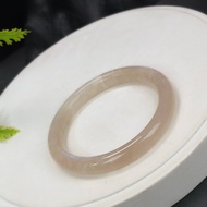 日月同輝手鐲 52MM 藍光星光貓眼圓條 月光石太陽石共生 能量柔和