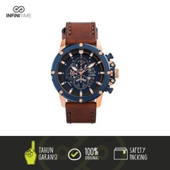 Jam Tangan Alexandre Christie AC 6564 Biru Rosegold Pria