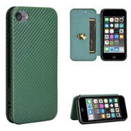 Luxury Carbon Fiber PU Leather Casing iPod Touch 7 6 5 Magnetic Flip Cover Touch7 Wallet Case Card H