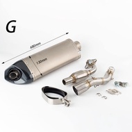 Motorcycle Restoration Exhaust Pipe Muffler Nvx155 V2 Front Nvx V2 Exhaust Pipe