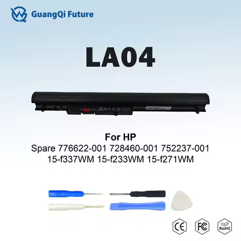 New Battery Replacement For HP LA04 BC04 HSTNN-YB5M LA04041-CL LA04041DF-CL LA04DF 776622-001 14.4V 