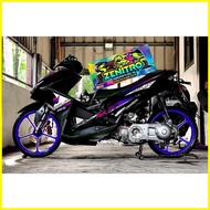 ✷ ◈ ◸ NVX 155 DECALS FOR AEROX V1 (BLACK EDITION)