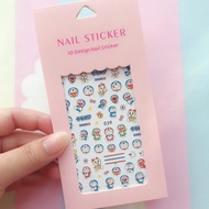 Cartoon Cute Nail Stickers Student Children's Nail Stickers diy Stickers KT Gemini Fruit