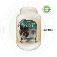 BYS Brewers Yeast vitamin Cat Dog Kitten Puppy 4000 tablets
