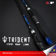 EXP Trident Carbon Fiber Medium Light/Heavy Fishing Rod (2 Pcs/6")