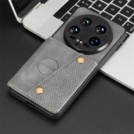 Casing For Xiaomi 14 Ultra Case Leather Wallet Back Flip Cover for Xiomi Mi14 Ultra 14Ultra Card Slo