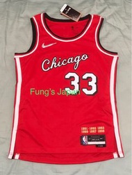 NBA Chicago Bulls Nike City Edition Scottie Pippen Swingman Jersey