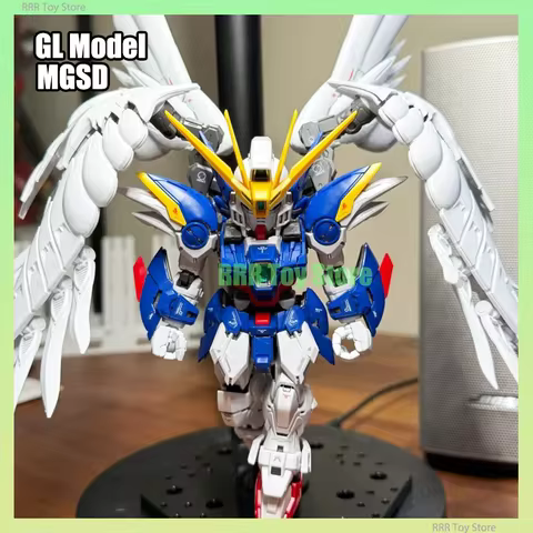 In Stock GL MODEL MGSD Wing Zero EW Assembly Model Kit XXXG-00W0 Action Figures Robot Figurine Plast