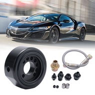 Car Engine Oil Supply Oil Filter Adapter Sandwich Plate Cooler Adapter Kit for Honda Acura LS B20