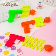 [Malaysia stock] Retractable Fist Shooter | Classic trick toy gun Fun kid plastic elastic party holi