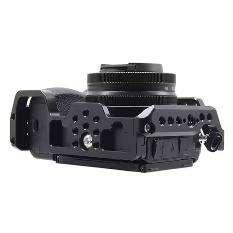 Camera Cage Frame For Nikon Z50 SLR Cold Shoe Mount Vertical Shooting Microphone Holder DIY Extensio