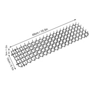 【bingbin】10ชิ้น แผงหนามกันนก หนามนก อุปกรณ์ไล่นก ซมล่นกพิราบ อุปกรณ์เข็มพลาสติกไล่นกสําหรับแมวนก ทนแดดทนฝน