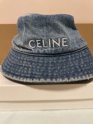 全新 Celine logo bucket hat bob hat 漁夫帽(藍)