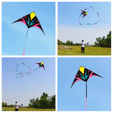Large delta kites flying for adults kites reel professional wind kites factory pocket kite sports to
