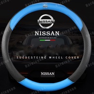 Steering wheel cover carbon fiber orange car handle grip For Nissan Sentra n16 b14 Grip Cover sunny 