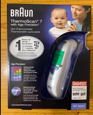 (Ship 24h)Braun Thermoscan® 7 IRT6520/ IRT 6520 digital ear thermometer baby thermometer