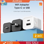 WiFi Smart Type C USB Adaptor Switch Timing USB Power Adaptor Charger Plug