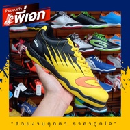 รองเท้ากีฬา รองเท้าฟุตซอล รองเท้าผ้าใบผูกเชือก GIGA FG414 สีเหลือง-ดำ