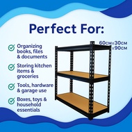 ✓Heavy Duty Metal Rack Storage Shelf – 60CM x 30CM x 90CM