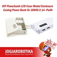 DIY Powerbank LCD Case Modul Enclosure Casing Power Bank 5x18650 2.1A