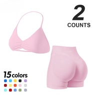 Dfyne Yoga Sportswear Suit Female Sling Beautiful Back Bra Shorts Sports Outdoor Fitness Wear