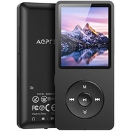 AGPTEK A02PL 64GB MP3 Player, 65 Hours Playback Music Player, Black | Lossless Sound, Supports up to