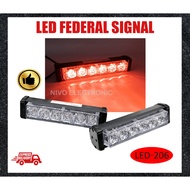 LED-206 Federal Signal Strobe Light Police Viper S3 Dashboard Light