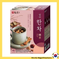 [Damtuh] Korean Traditional Tea Almond Walnut Jujube Premium Royal Court Tea Hancha 40 Sticks 600g 100% Made from South Korea