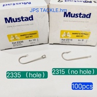 Mustad 2335/2315 hook 100pcs（box）mata kail mustad apollo mustad hook mata rawai Mustad