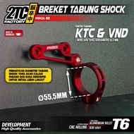 SHOCK TUBE BRACKET KTC & VND NINJA RR CNC REAR SHOCK TUBE BRACKET BY 2TC FACTORY